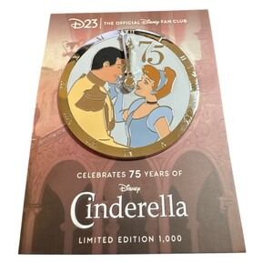 D23 Cinderella 75th Anniversary Pin – LE 1000 – SOLD‎ OUT - Exclusive